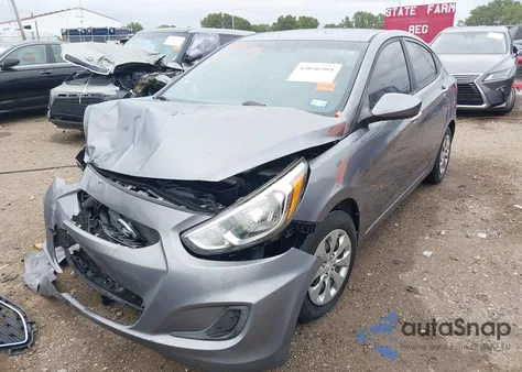 2016 Hyundai Accent Se из США, поврежденный, VIN KMHCT4AE8GU094312